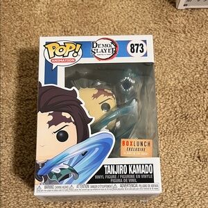 New Funko Pop! Tanjiro Kamado Vinyl Figure - Blue, Green, Black